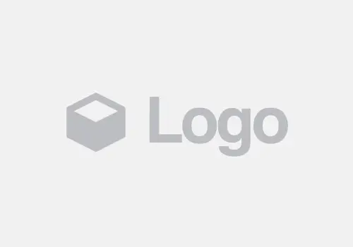 Gray logo design over a light background